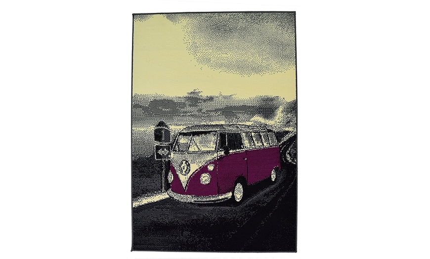 Image 8: Retro Camper van Rugs - 7 Colours
