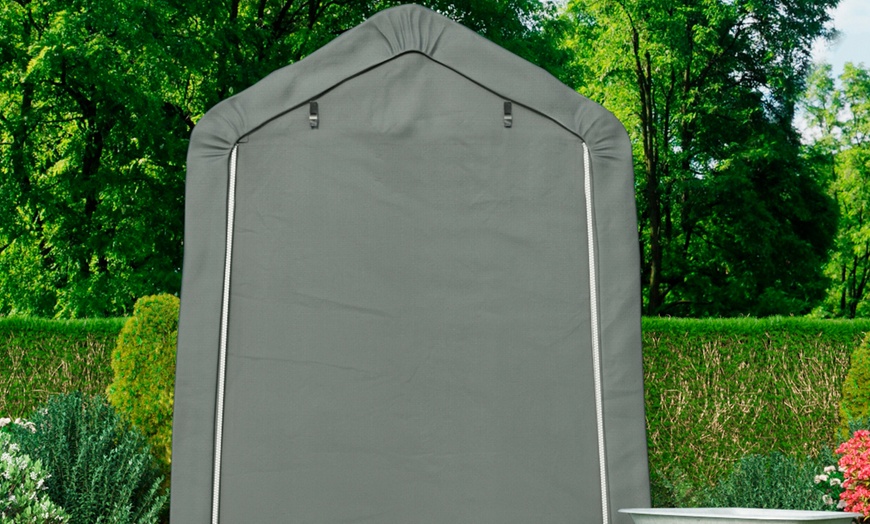 Image 2: Heavy-Duty 10x10 ft Portable Shed


