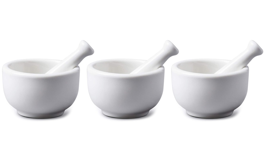 Image 6: One, Two or Three Sets of Mini Pestle and Mortar