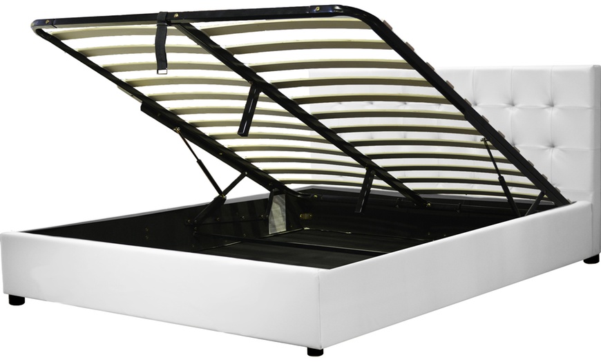 Image 2: Lit coffre "Tokyo" Simili cuir, matelas en option, Sampur