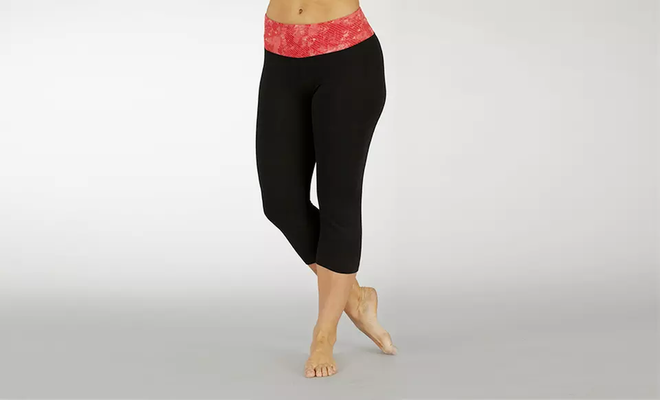 Weekend by Marika Tummy Control Capri Leggings. Assorted Colors. - Primary Image