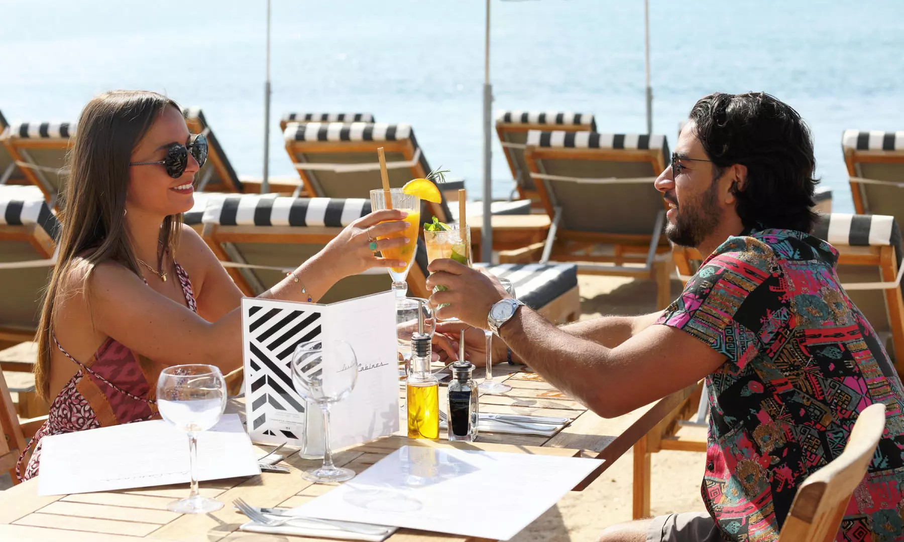 Journée en plage privée au Restaurant Plage Les Cabines