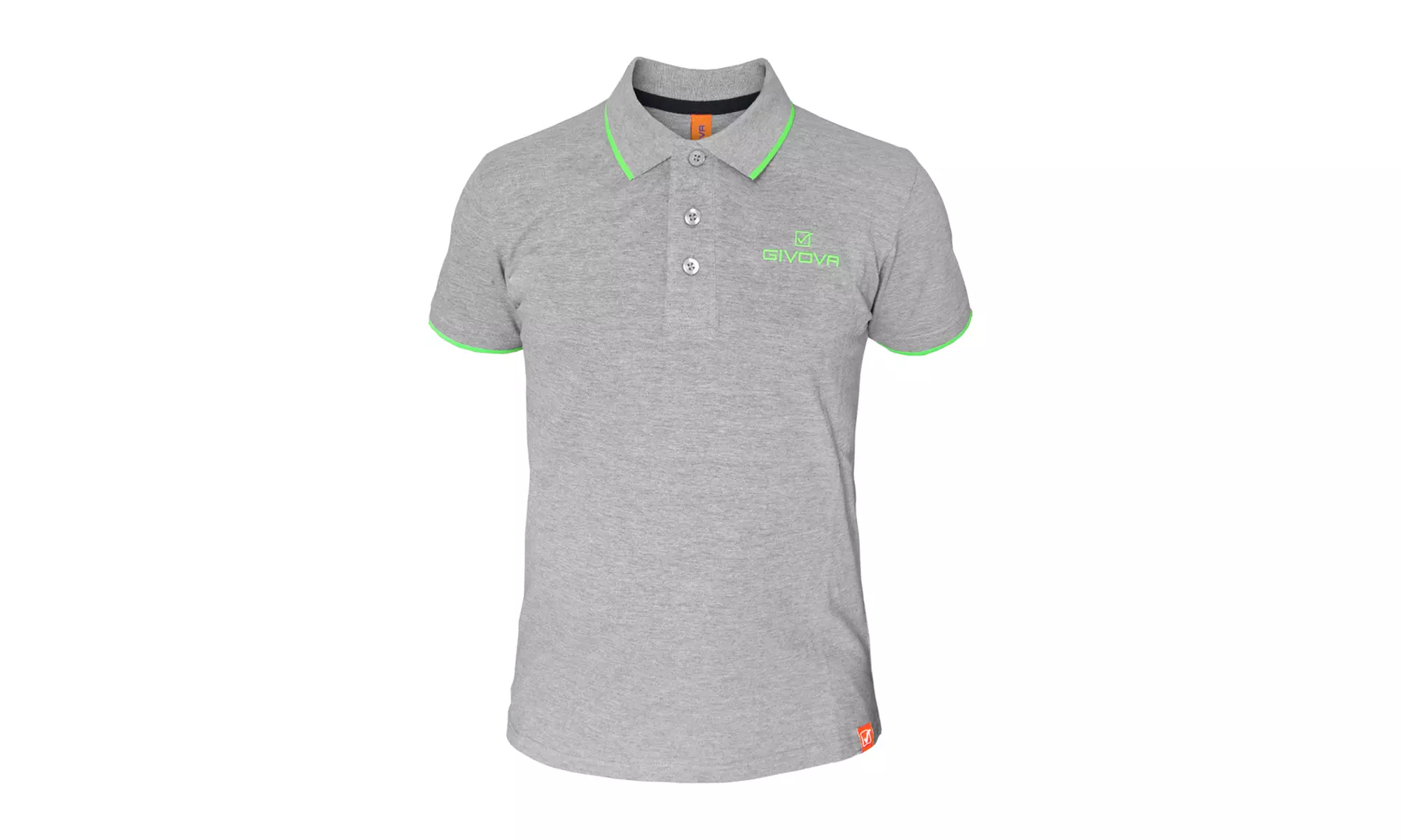 Polo uomo Givova cotone manica corta con bottoni 100% cotone