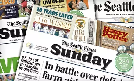 $20 for a 26-Week Print and Digital Sunday Subscription to "The Seattle Times" ($81.90 Value) - Primary Image