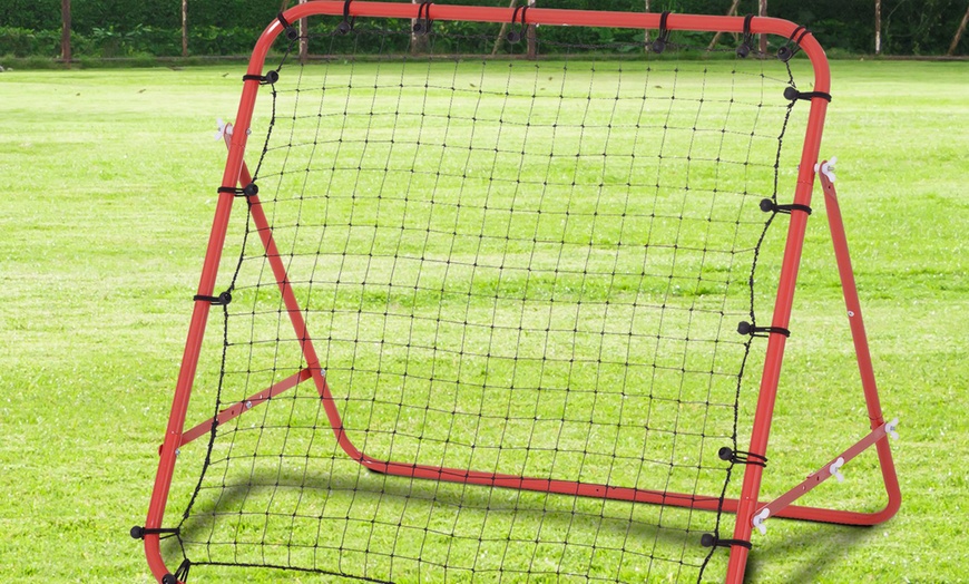 Image 7: Homcom Rebounder Net Practice Football Target Goal