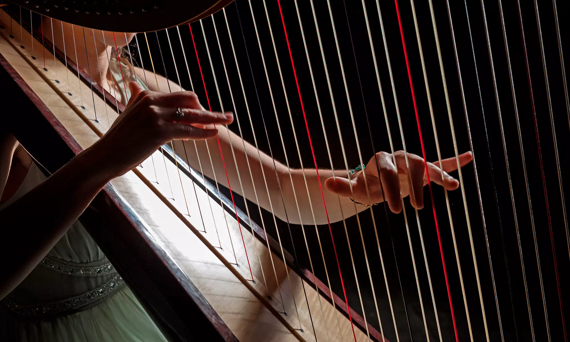 One-, Two-, or Three-Hour Harpist Performance for a Private Event from Gliss Maidens (Up to 54% Off) - Primary Image