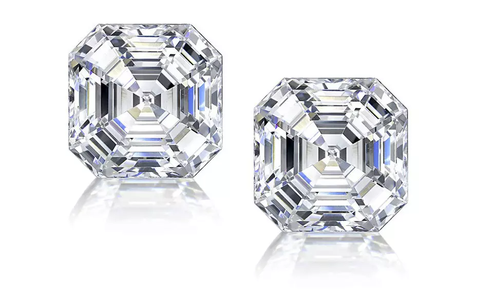 3.00 CTTW Asscher-Cut Cubic Zirconia Stud Earrings in Sterling Silver - Primary Image