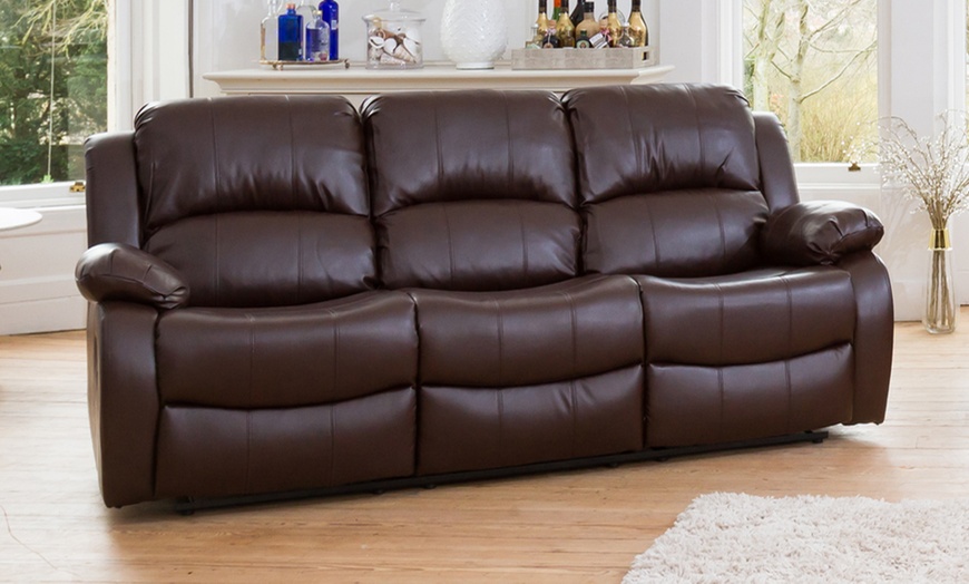 Image 4: Cabrini Reclining Sofa Collection