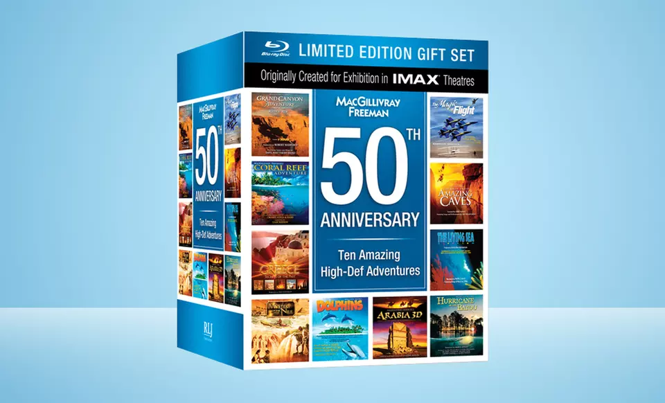 IMAX: 50th Anniversary 10-Disc Collection on Blu-ray. Free Returns. - Primary Image