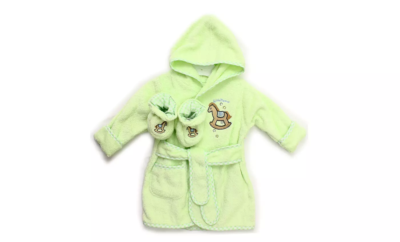 Infant Terry Bathrobes with Booties - Second Medium