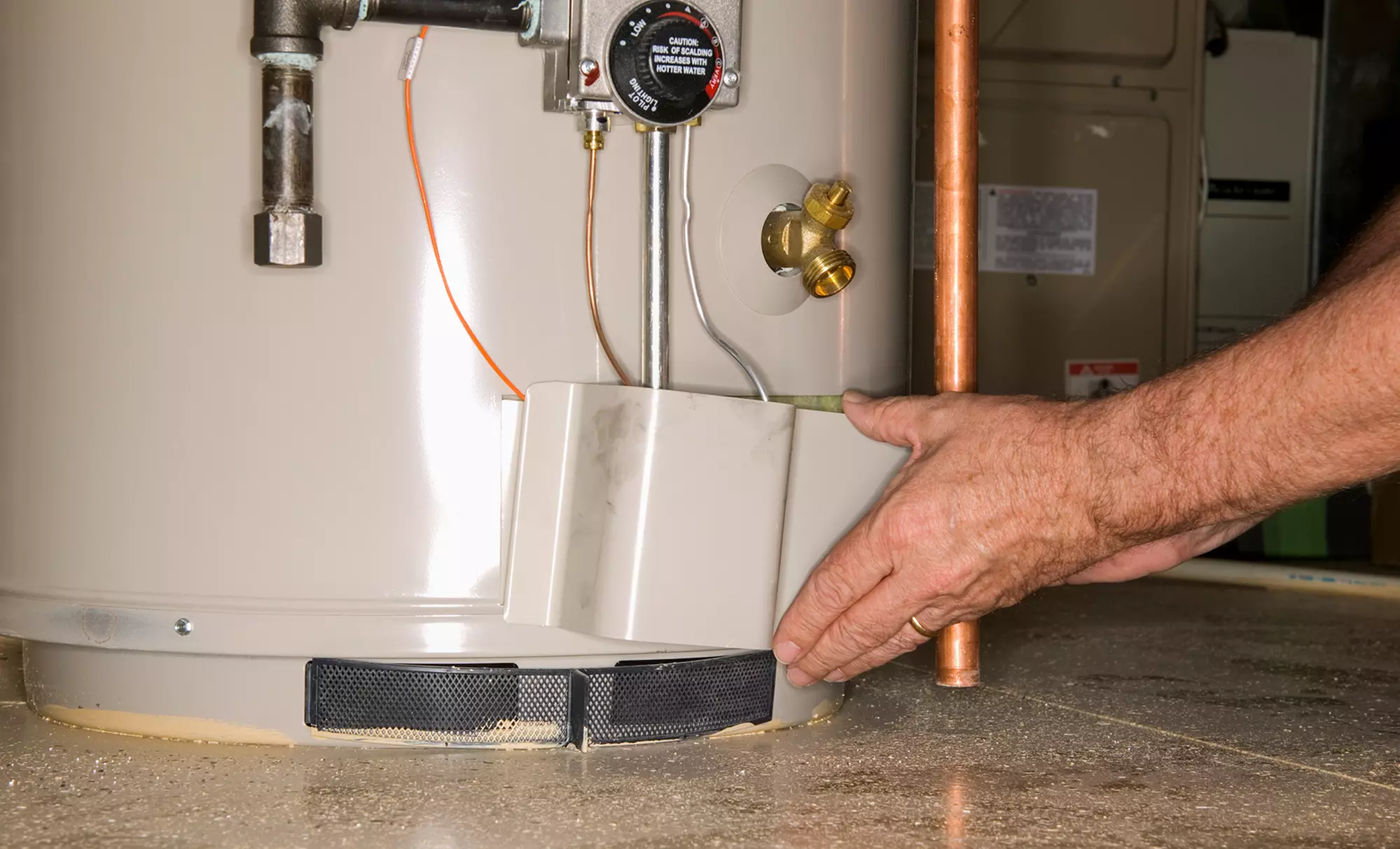 HVAC Maintenance or Water-Heater Safety Check from Aavco Plumbing-Heating-Air Conditioning (Up to 72% Off) - Primary Image