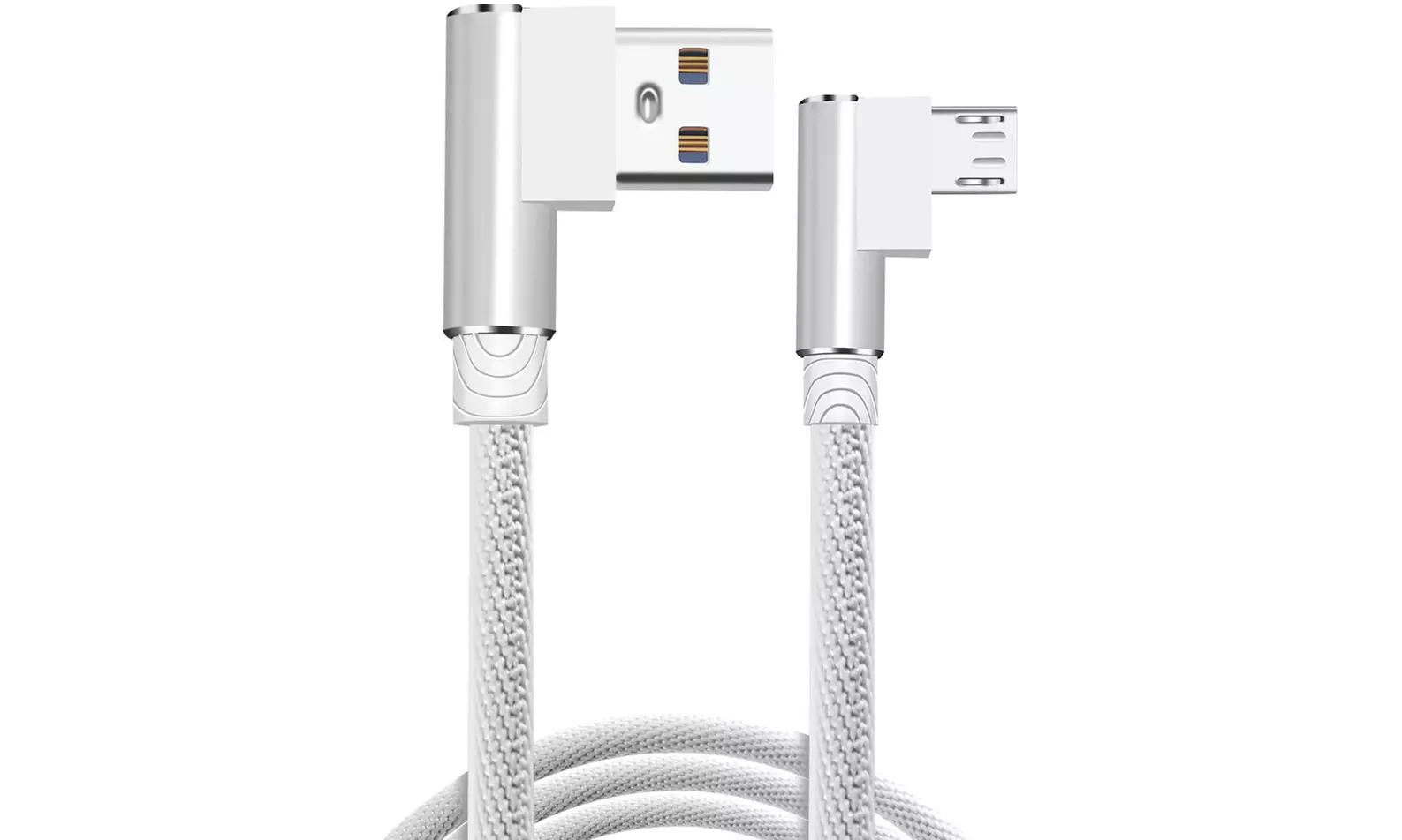 1x oder 2x bruchfestes oder L-förmiges Ladekabel