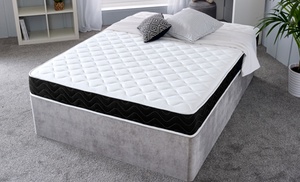 Black Quilted Hypoallergenic Memory Foam Mattress