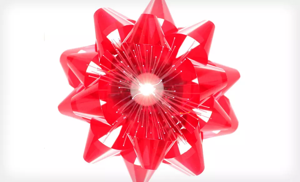 $12 for a Set of Six LampLust Color-Changing Lighted Gift Bows ($26 List Price). Free Returns. - Second Medium