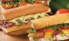 Subs, Pastas, and Soups, or Large Party Tray at Goodcents Deli Fresh Subs. Choose From Two Options.