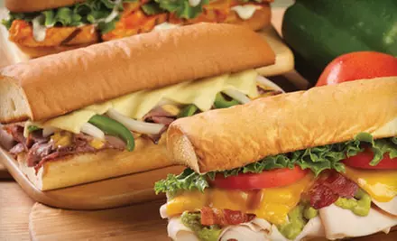 Subs, Pastas, and Soups, or Large Party Tray at Goodcents Deli Fresh Subs. Choose From Two Options. - Primary Image