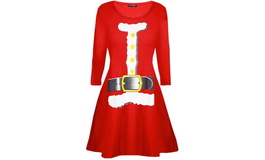 Image 5: Be Jealous Christmas Swing Dress