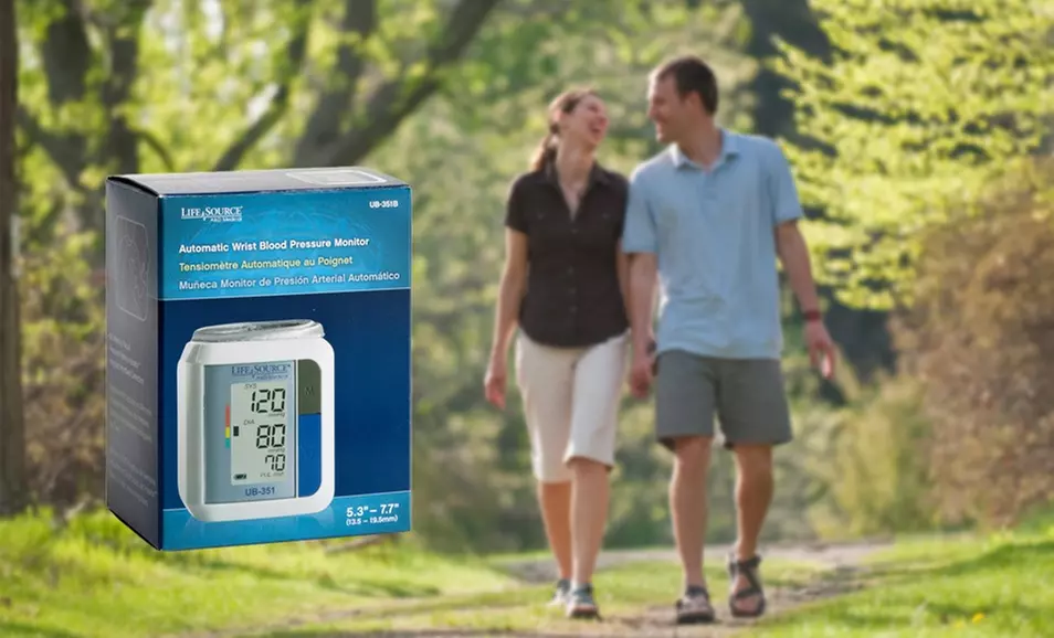 $24.99 for LifeSource Automatic Wrist Blood-Pressure Monitor ($59.95 List Price). Free Shipping and Returns. - Second Medium