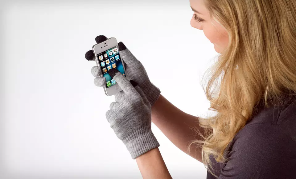 $9 for One Pair of Touchscreen Winter Gloves ($24.99 List Price). Four Colors Available. Free Returns. - Primary Image