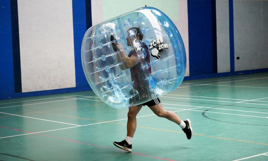 Image 1: One-Hour Zorb Football for Ten