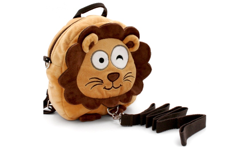 Image 9: Animal-Themed Backpack with Detachable Tether