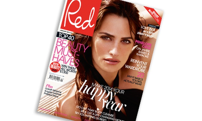 Red Magazine Subscription | Groupon Goods