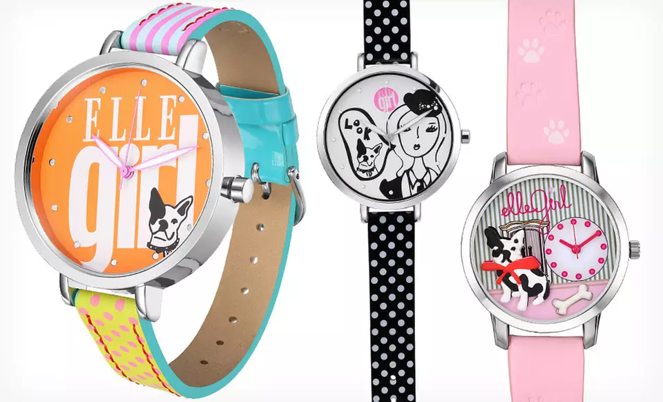 $16.99 for an ELLE Girl Women’s Watch ($29.95 List Price). 6 Colors Available. Free Shipping and Returns. - Primary Image