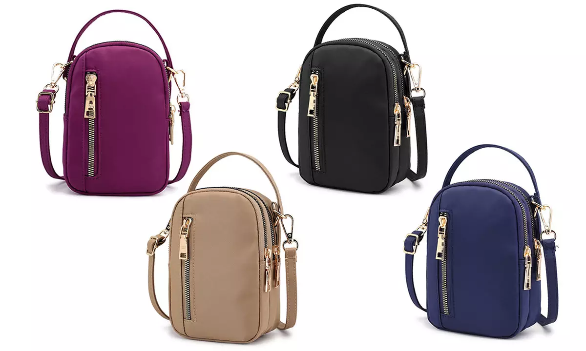 1 ou 2 sacs bandoulières multi zip - Primary Image