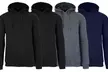 4-Pack Men's Fleece-Lined Pullover or Zip-Up Hoodie (M–2XL) - Second Medium