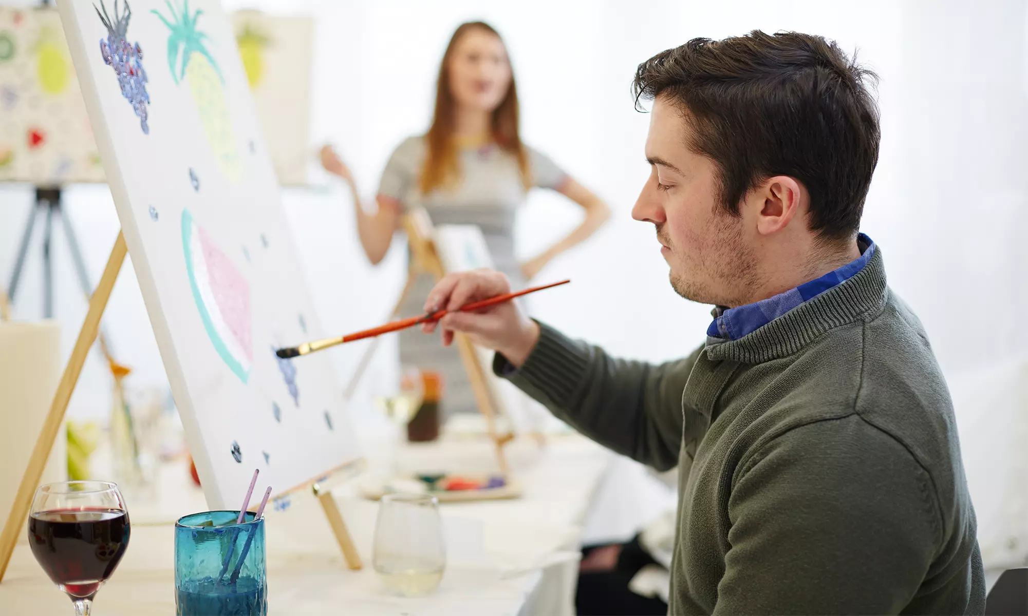 Adult Art Classes for Two or Four at A Stroke of Art (Up to 50% Off) - Primary Image