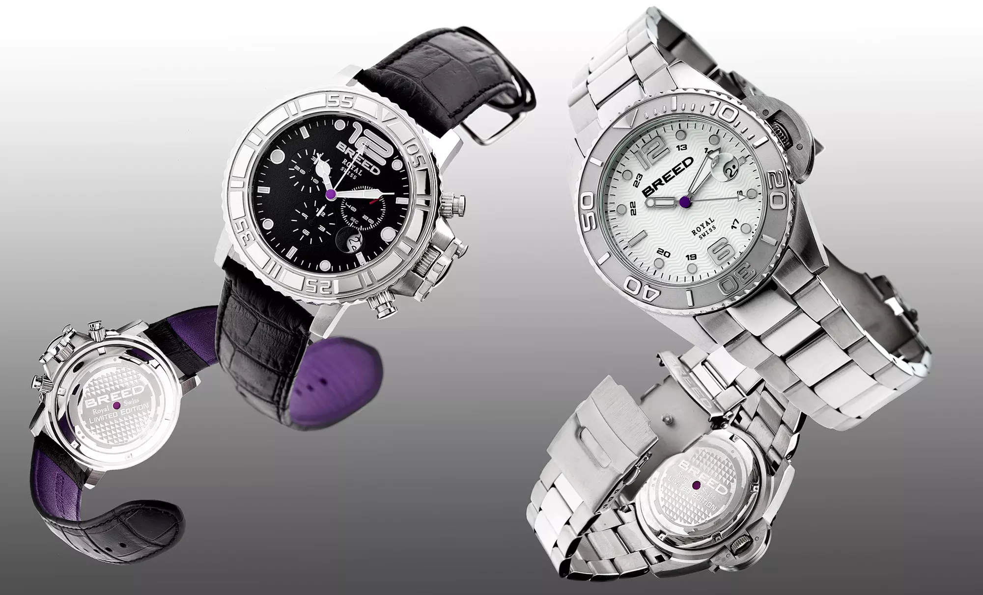 Breed Royal Swiss Limited Edition Men’s Von Glarus or Von Genf Swiss Watch from $149.99–$169.99  - Primary Image