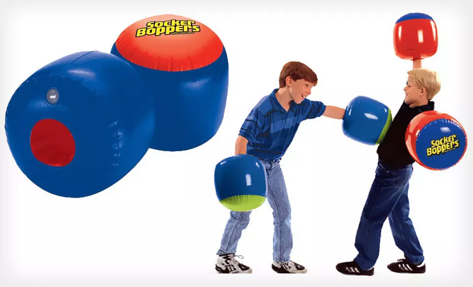 $19 for Two Pairs of Socker Boppers Inflatable Boxing Gloves ($39.95 List Price). Free Shipping. - Primary Image