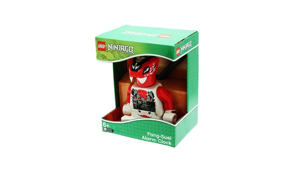 Lego minifigure best sale alarm clock