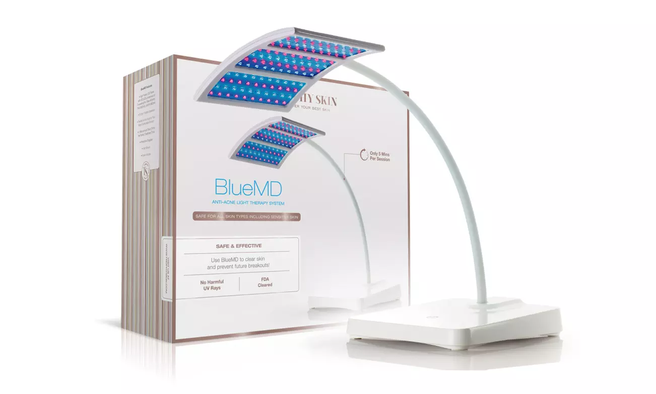 BlueMD LED Anti-Acne Light-Therapy Device - Primary Image