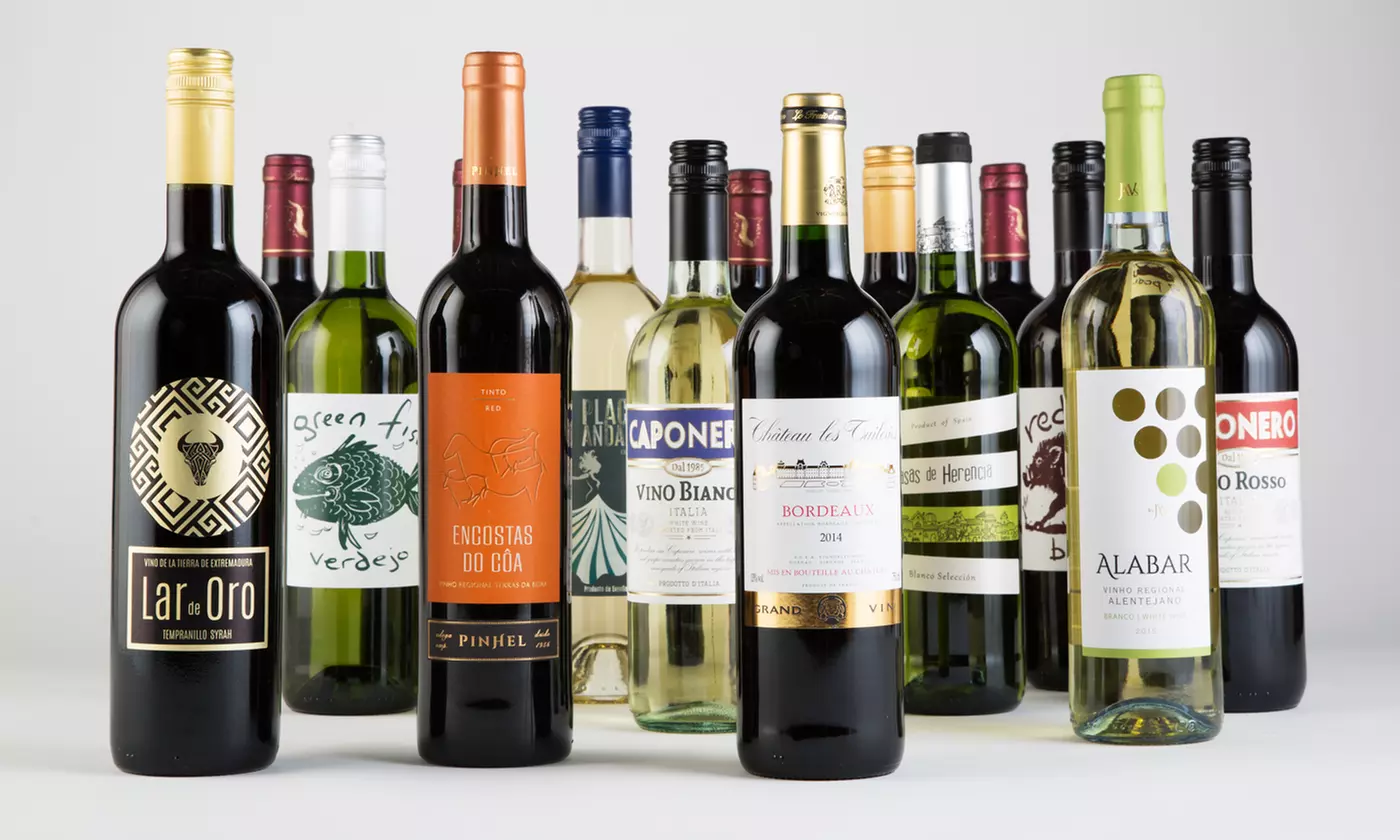 15-Bottle Wine Package with Tote Gift Bags from Splash Wines (Up to 75% Off)    - Second Medium