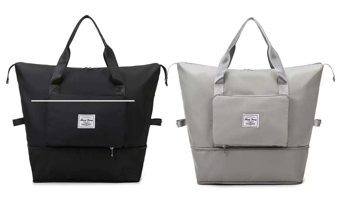 One or Two Waterproof Lightweight Foldable Duffle Handbags