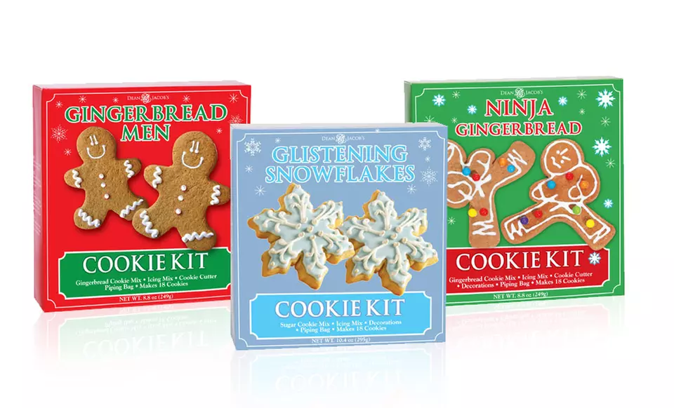 Gingerbread Men, Ninja Gingerbread, and Snowflake Cookie-Kit 2-Packs - Primary Image