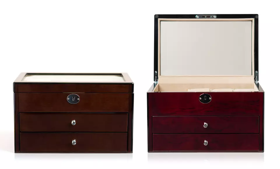 Glass-Top Jewelry Box - Primary Image