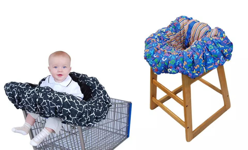 Floppy Seat Baby Shopping-Cart and High-Chair Cover - Primary Image
