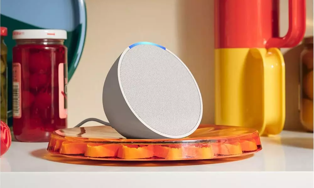 New Amazon Echo Pop Smart Speaker (2023) - Alexa Voice Control, Bluetooth