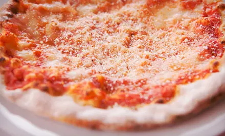 One Large Four-Topping Pizza, or One Medium Four-Topping Pizza with Garlic Fingers at Atlas Pizza (Up to 52% Off) - Primary Image