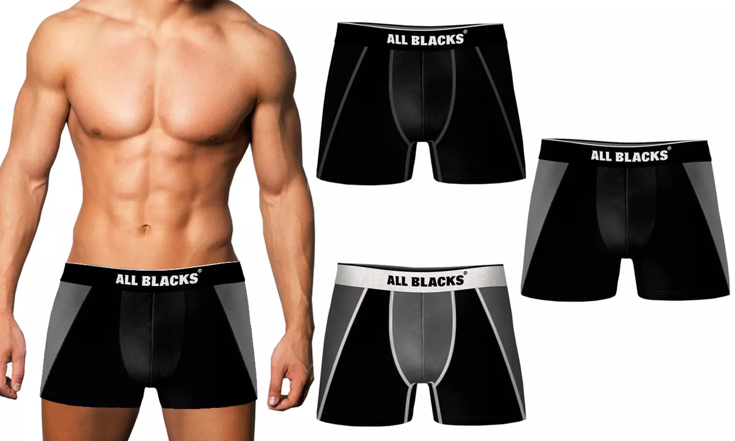 Pack de boxers All black negros - Primary Image