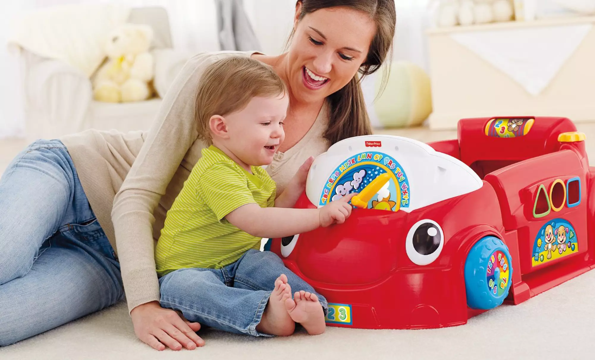 Fisher-Price Laugh & Learn Smart Stages Crawl Around Car - Primary Image