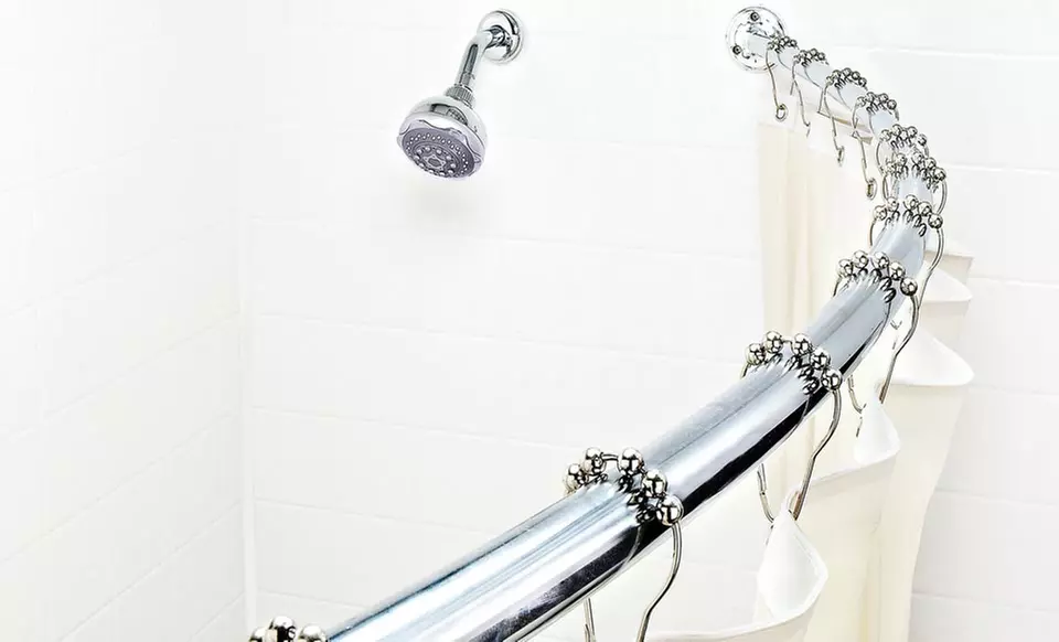$24.99 for a Bath Bliss 72" Curved Shower-Curtain Rod ($122 List Price). 3 Finishes Available. Free Shipping & Returns. - Second Medium