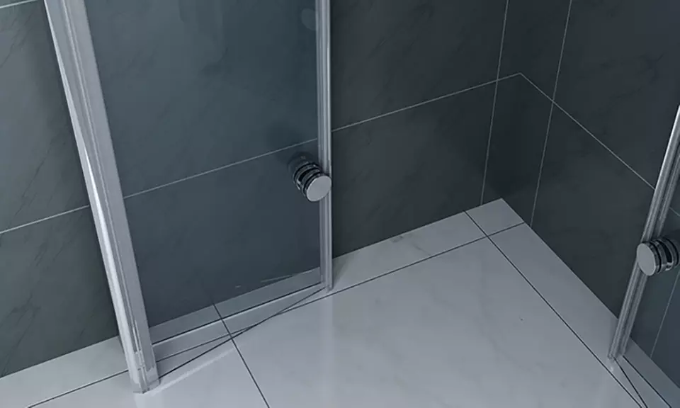 Jet-Line Faltdusche aus Sicherheitsglas - Second Medium