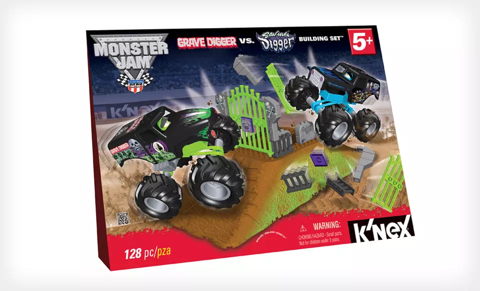 $5.99 for a K'Nex Grave Digger vs. Son-Uva Digger Truck-Building Set ($25 List Price) - Second Medium