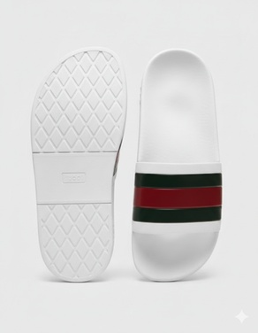 Gucci Web Slide Sandals
