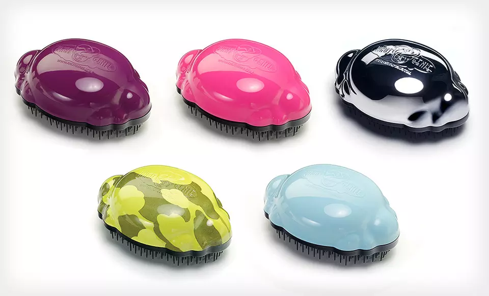 $9.99 for a Knot Genie Detangling Brush ($19.99 List Price). Five Colors Available. Free Returns. - Primary Image