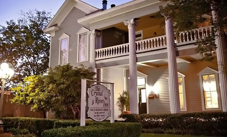 1- or 2-Night Stay for Two with Fruit-and-Cheese Platter at Crystal River Inn in San Marcos, TX - Primary Image