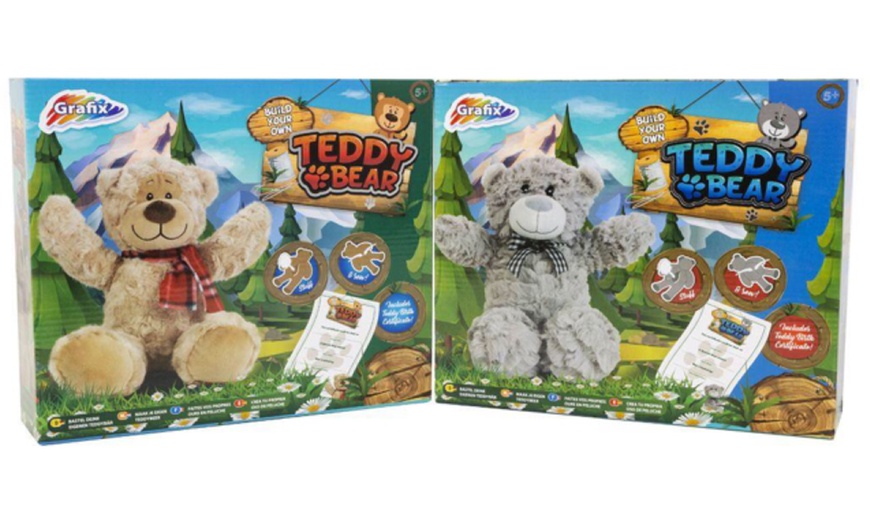 Image 1: Build A Teddy Bear Kit